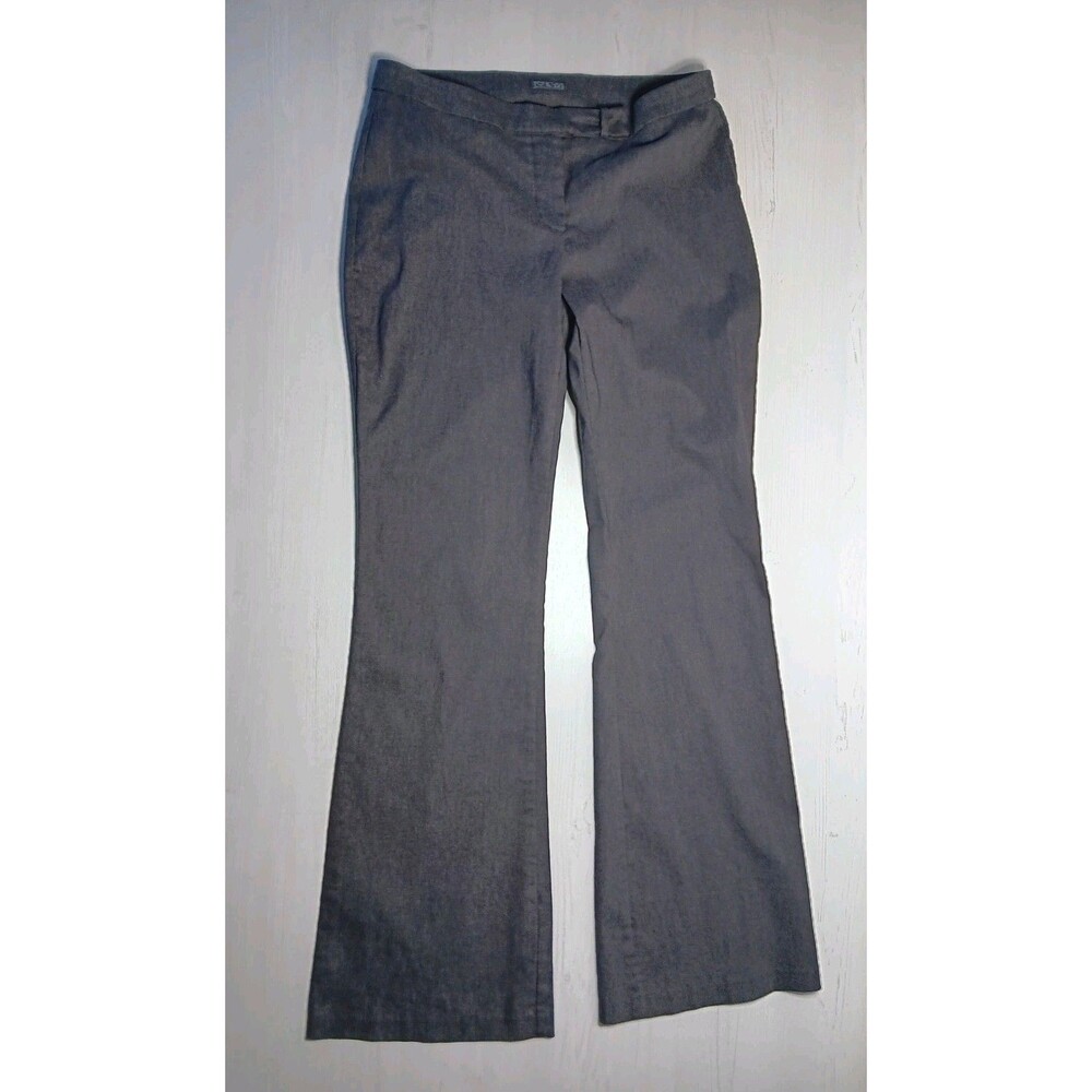 Heart Moon Star Womens Dress Pants Size 10 Gray Career Preppy Office Made In USA